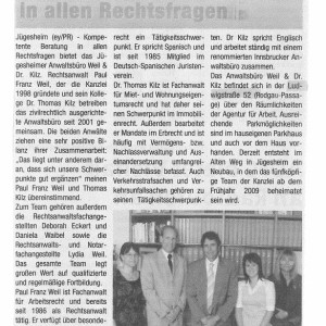 Rodgau Post – Mai 2008